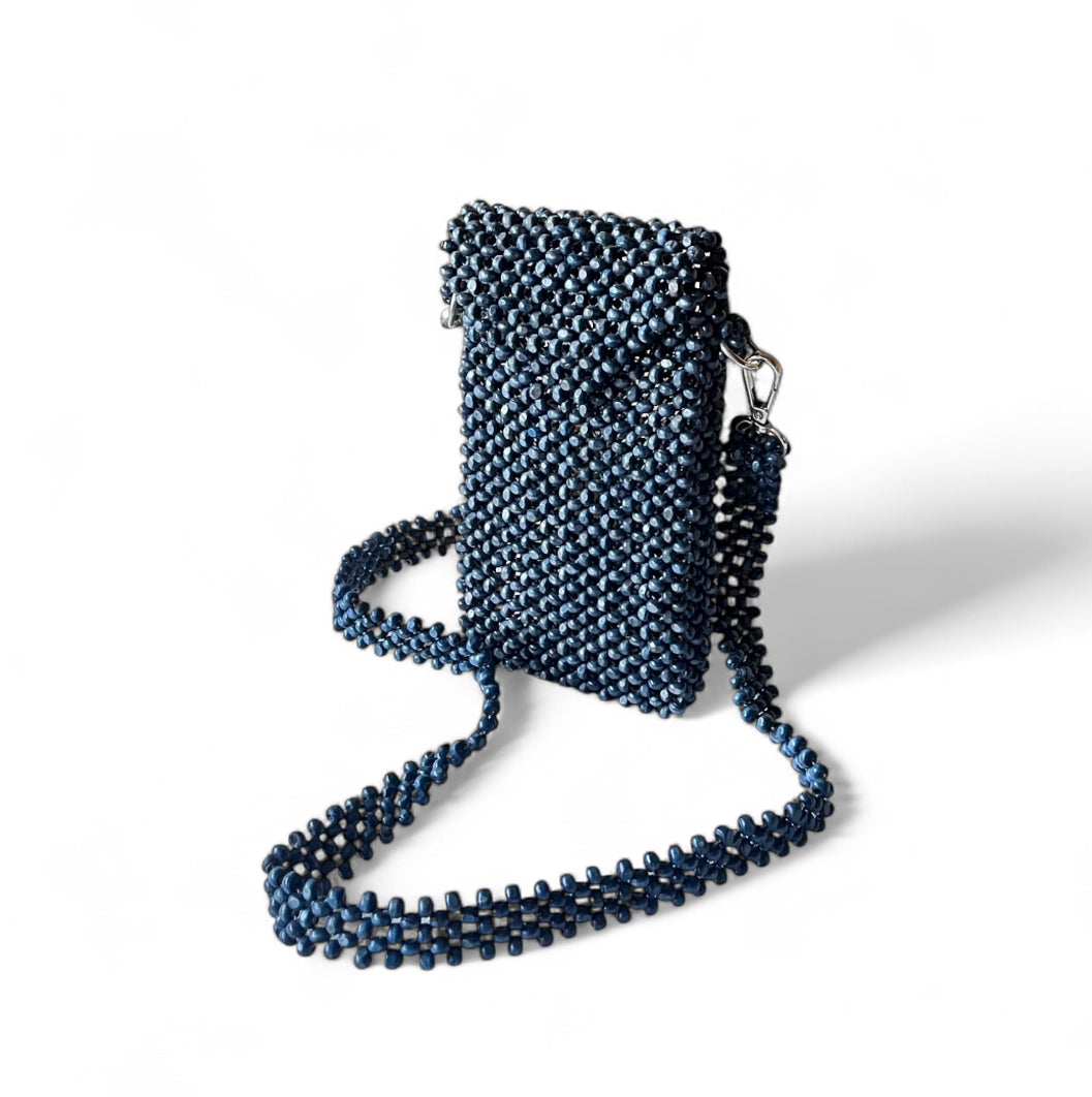 AINA Phone Purse | Wooden Beads Accessory