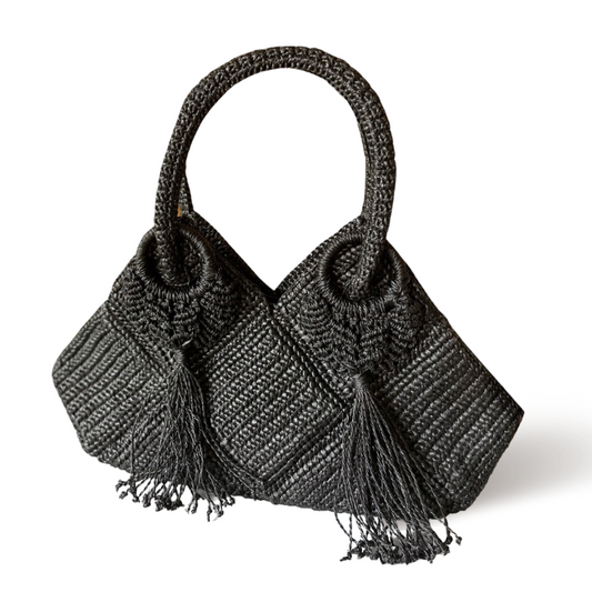 AGUEDA Handmade Durable Shoulder Bag | Premium Straw Bag