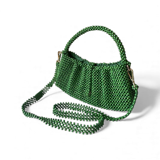 AMARISA Beaded Bag for Everyday | Wooden Beads Collection