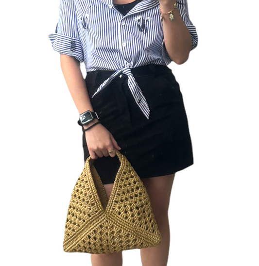 RAFAELA, BABY (ELA) Hobo Handbag | Premium Straw Bag