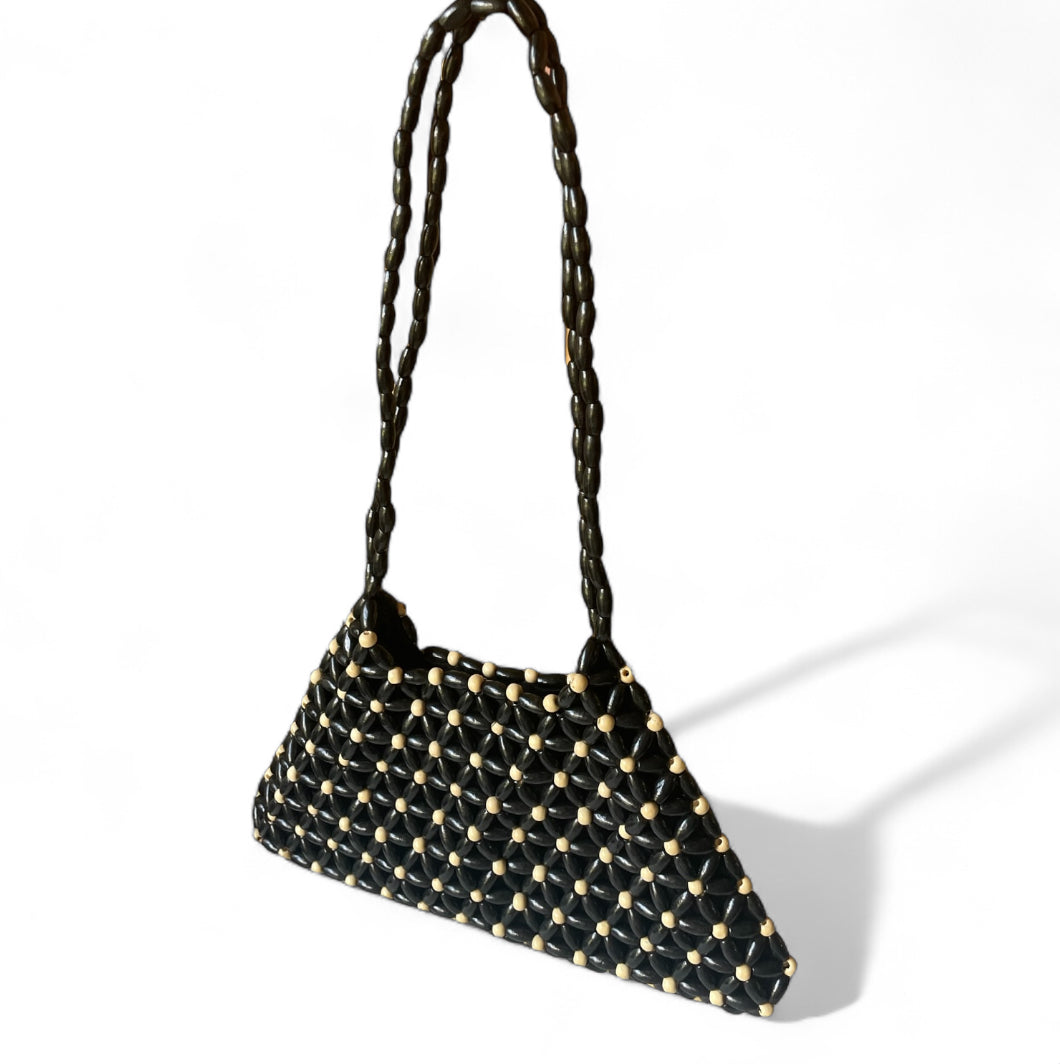 CALLA Beaded Shoulder Bag | Wooden Beads Collection
