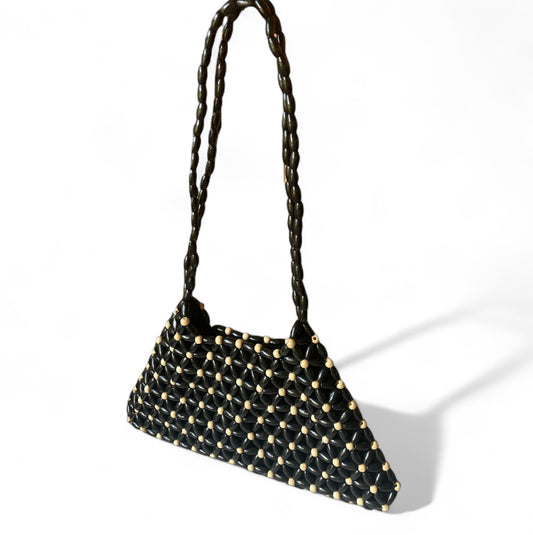 CALLA Beaded Shoulder Bag | Wooden Beads Collection