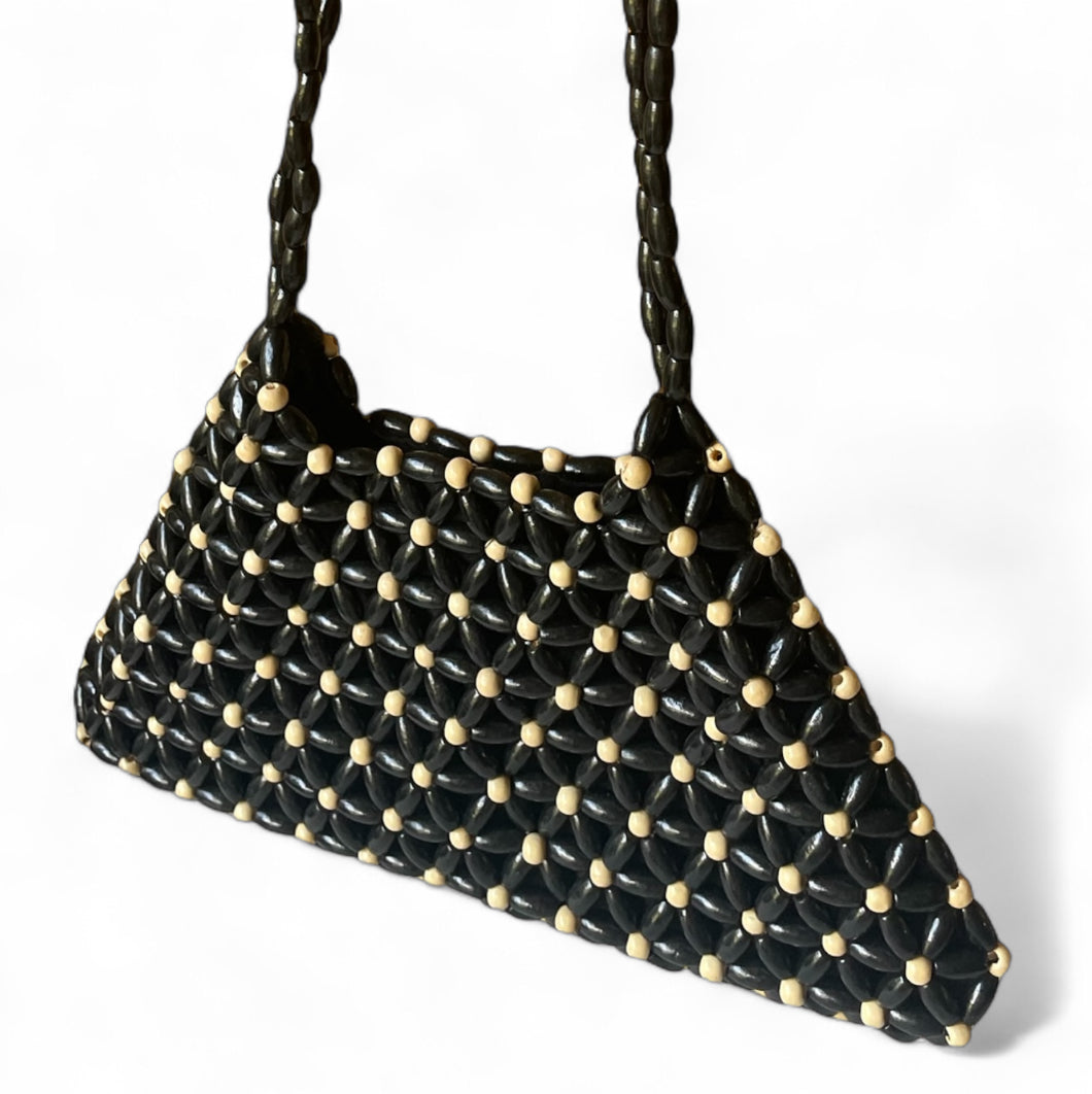 CALLA Beaded Shoulder Bag | Wooden Beads Collection