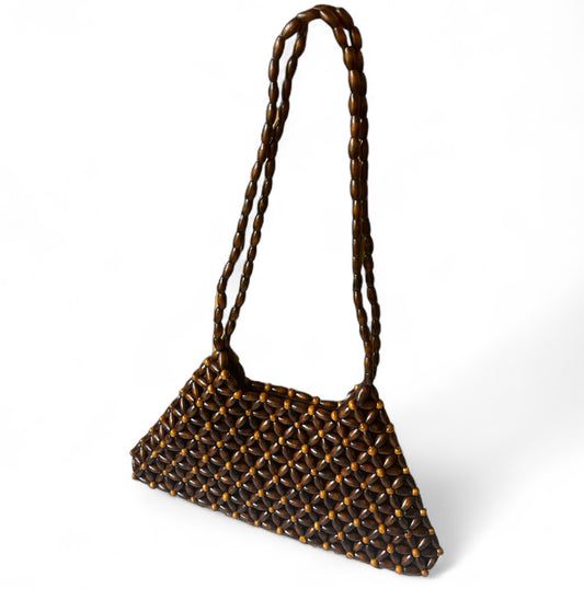 CALLA Beaded Shoulder Bag | Wooden Beads Collection