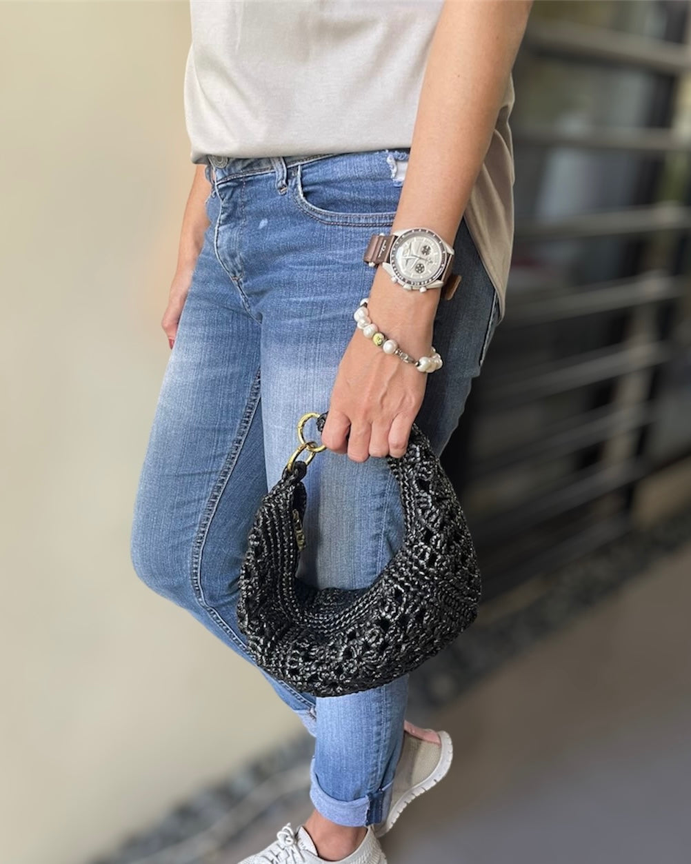 ELISSA Five-Way Multifunctional Bag | Premium Straw Bag
