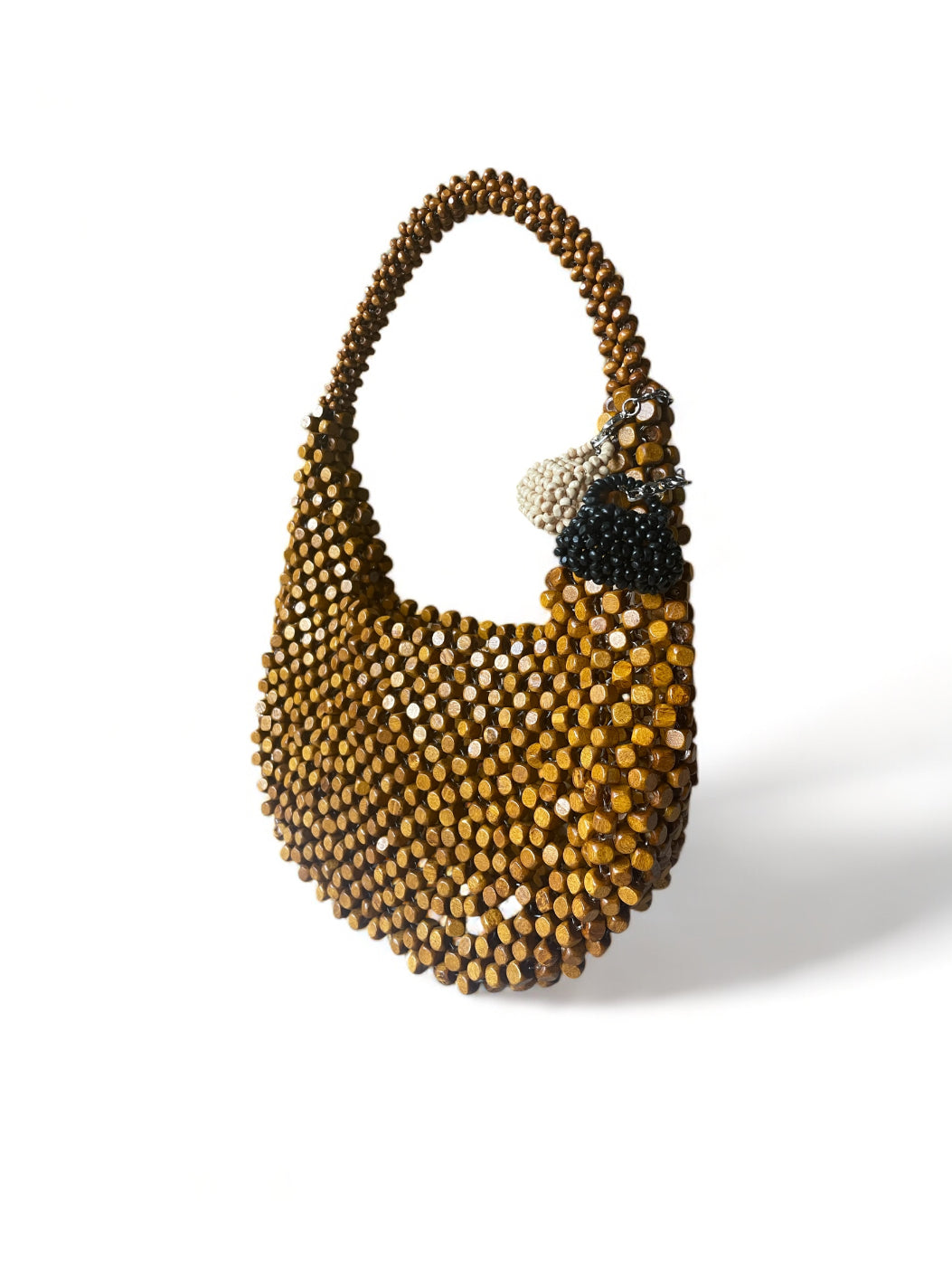 NIÑA Beaded Bag Charms and Keychains | Wooden Beads Accessory