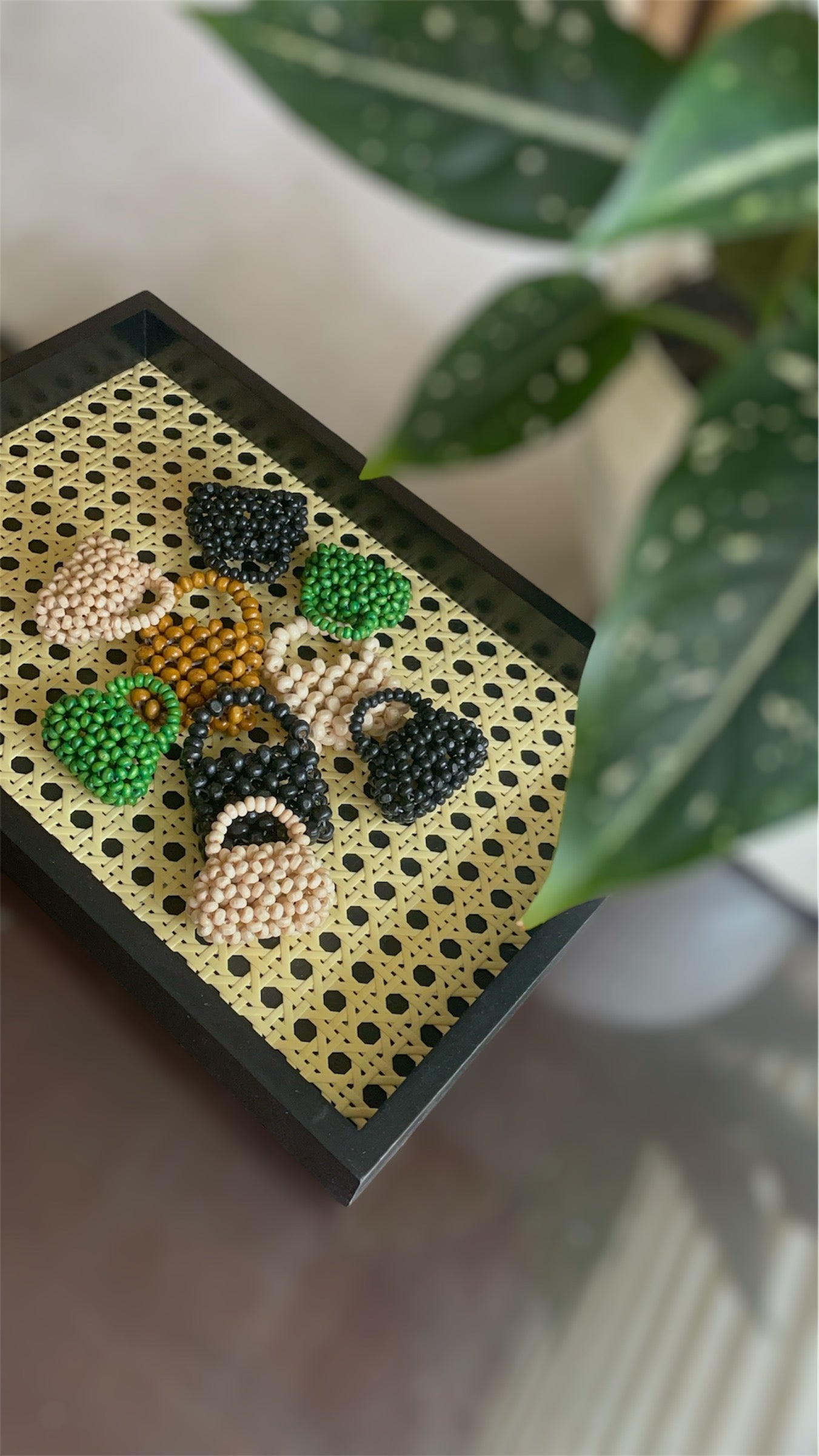 NIÑA Beaded Bag Charms and Keychains | Wooden Beads Accessory