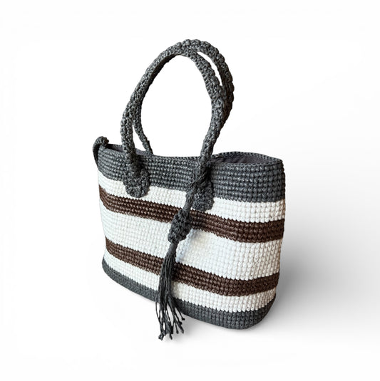 IVANNA Midi Tote | Premium Straw Bag