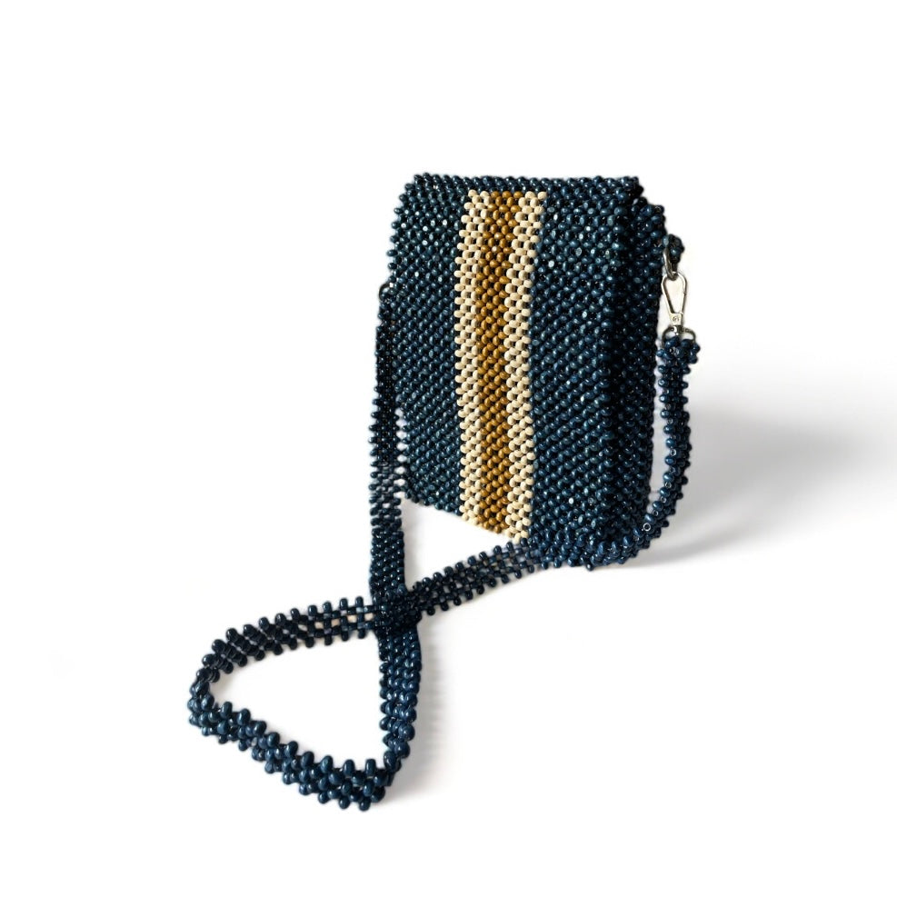 MENSAJERA Beaded Versatile Messenger Bag | Wooden Beads Collection