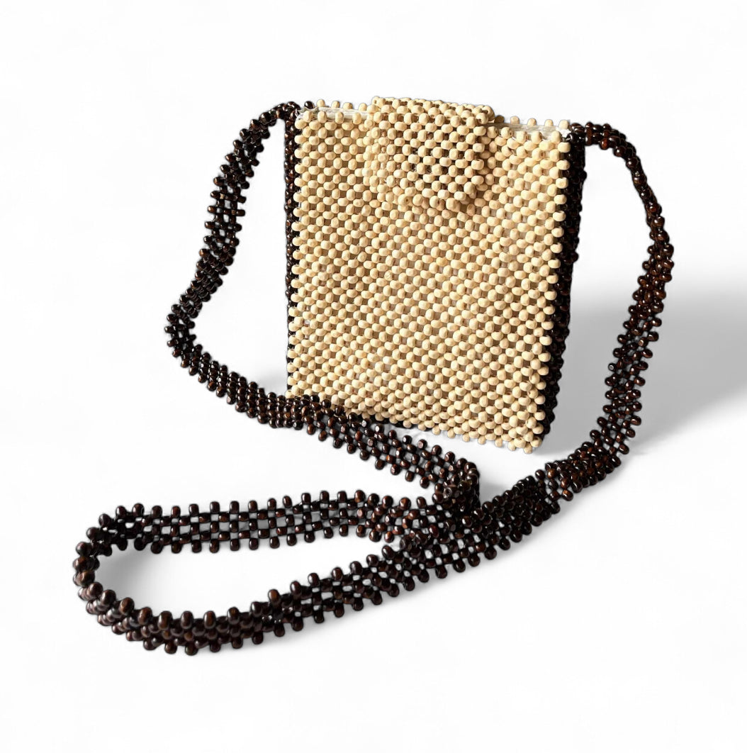 MITA Beaded Phone Sling | Wooden Beads Collection