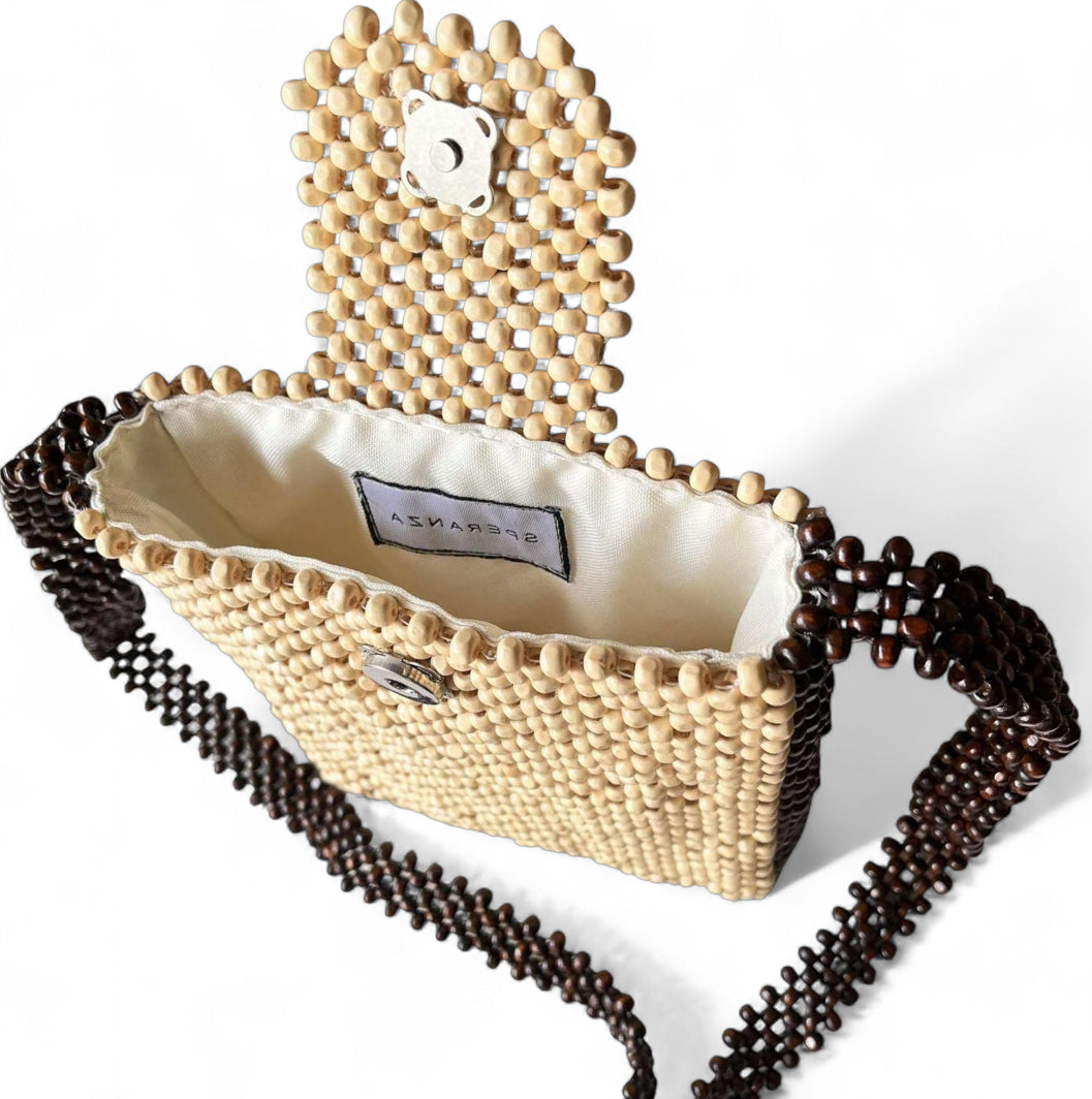 MITA Beaded Phone Sling | Wooden Beads Collection