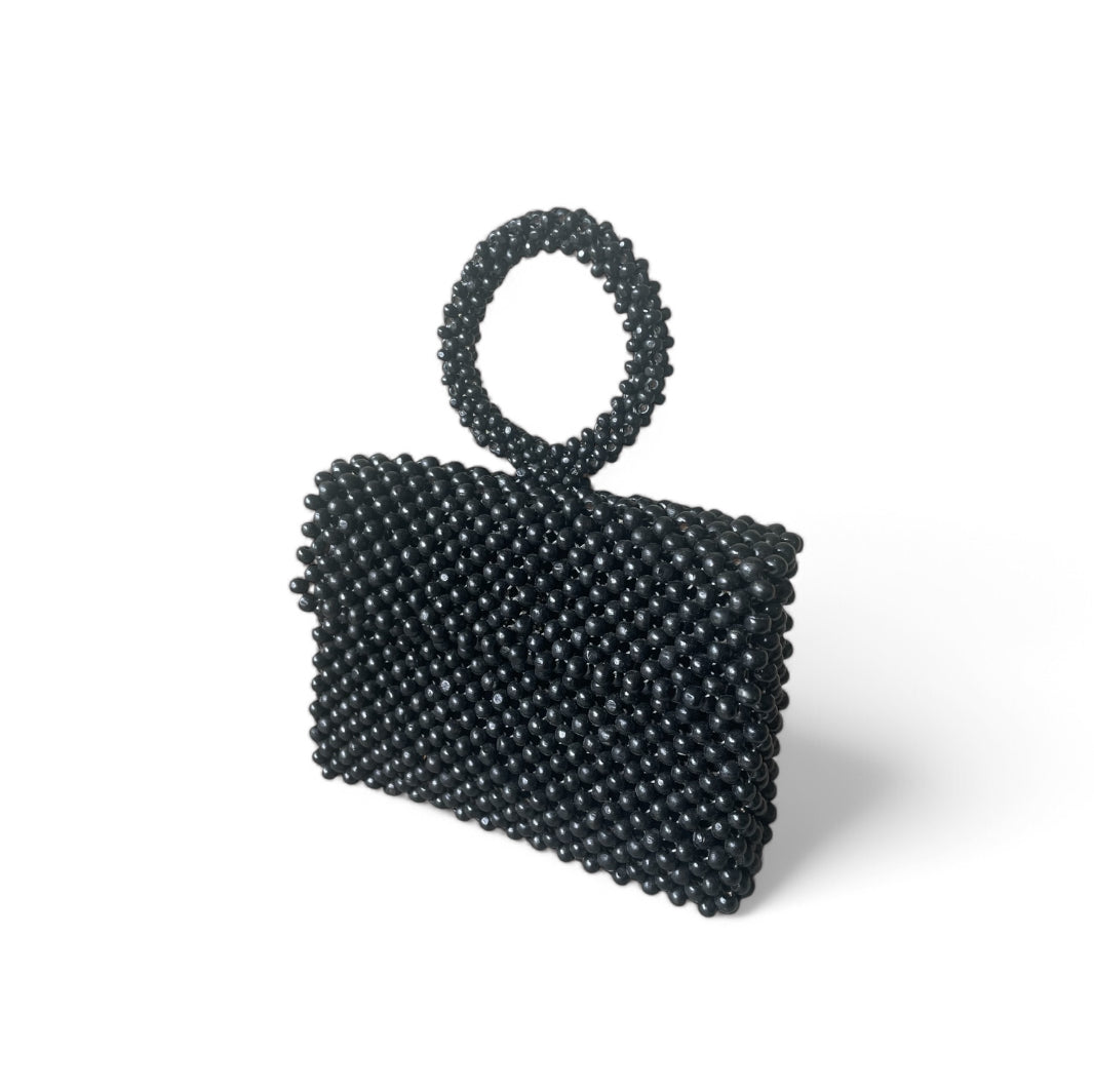 NICOLA Evening Handbag | Wooden Beads Collection