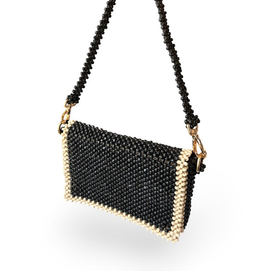 RAYA Convertible Beaded Clutch/Sling/Shoulder bag | Wooden Beads Collection