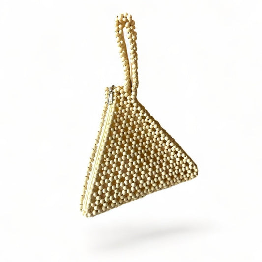 STELLA Beaded Pyramid Event Bag | Wooden Beads Collection