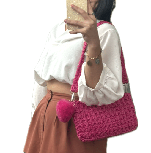 VEYDA Crocheted Clutch/Wristlet/Sling | Premium Straw Bag