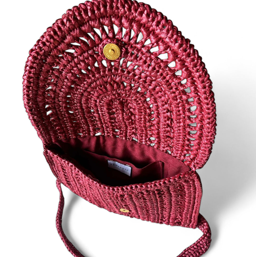 VICTORIA Envelope Clutch | Premium Straw