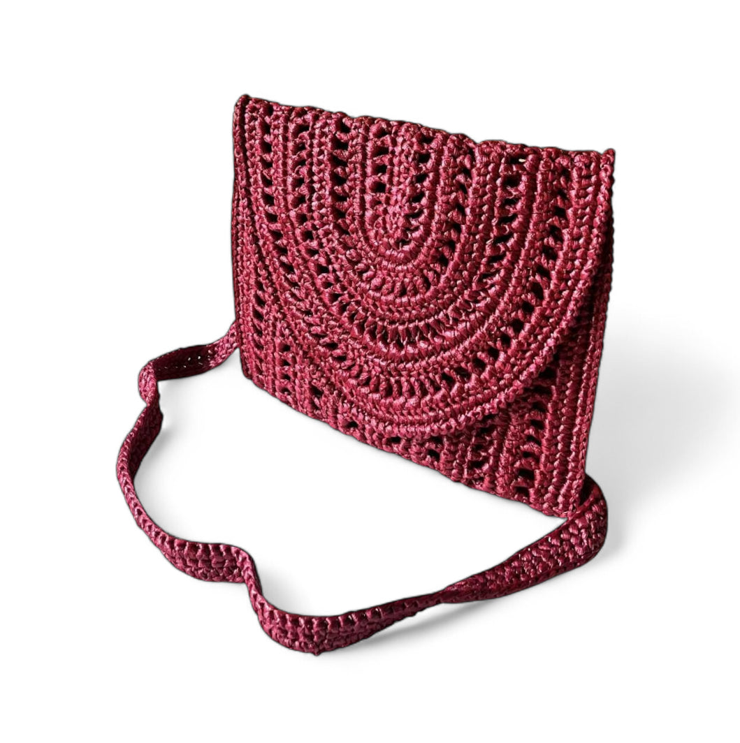VICTORIA Envelope Clutch | Premium Straw