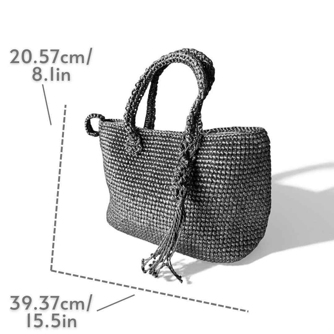 IVANNA Mini Tote | Premium Straw Bag