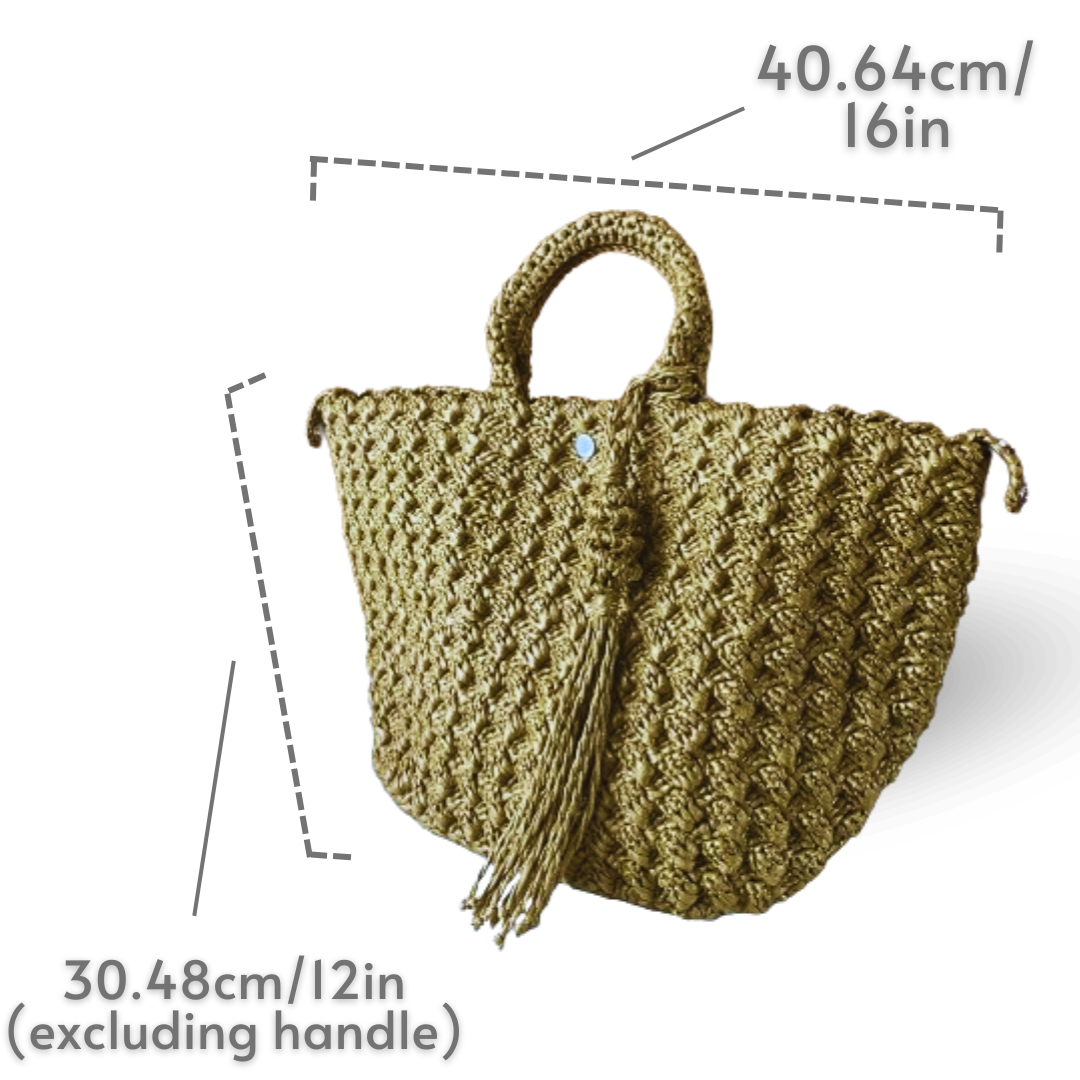 MIREIA Convertible Two-Way Handbag | Premium Straw Bag