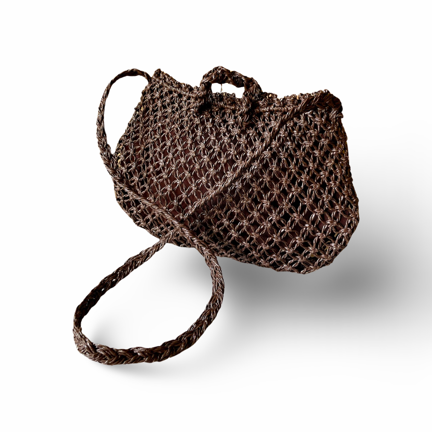 YARA Macrame Travel Sling Bag | Premium Soft Straw Rope Bag