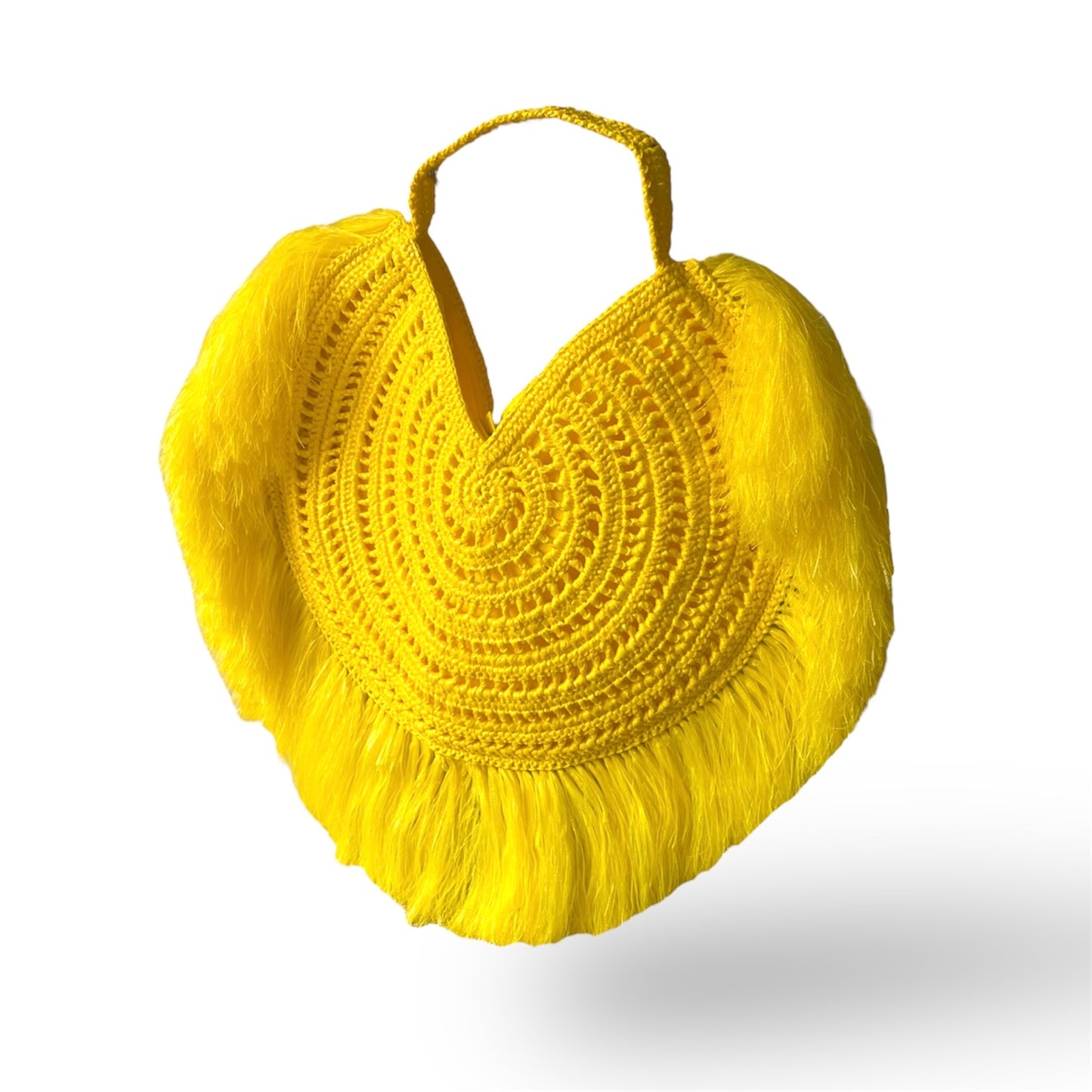 FIESTA Custom Handmade Shoulder Bag with Fringes | Premium Straw Bag