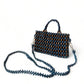 AMARA Beaded Handbag with Detachable Sling | Wooden Beads Collection