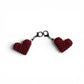 ADORA Beaded Pearl Heart Bag Charms and Keychains | Wooden Beads Accessory