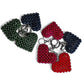 ADORA Beaded Pearl Heart Bag Charms and Keychains | Wooden Beads Accessory