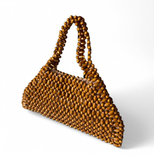 ALIYAH Beaded Handbag for Any Occasion | Wooden Beads Accessory