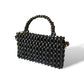 AMARA Beaded Handbag with Detachable Sling | Wooden Beads Collection