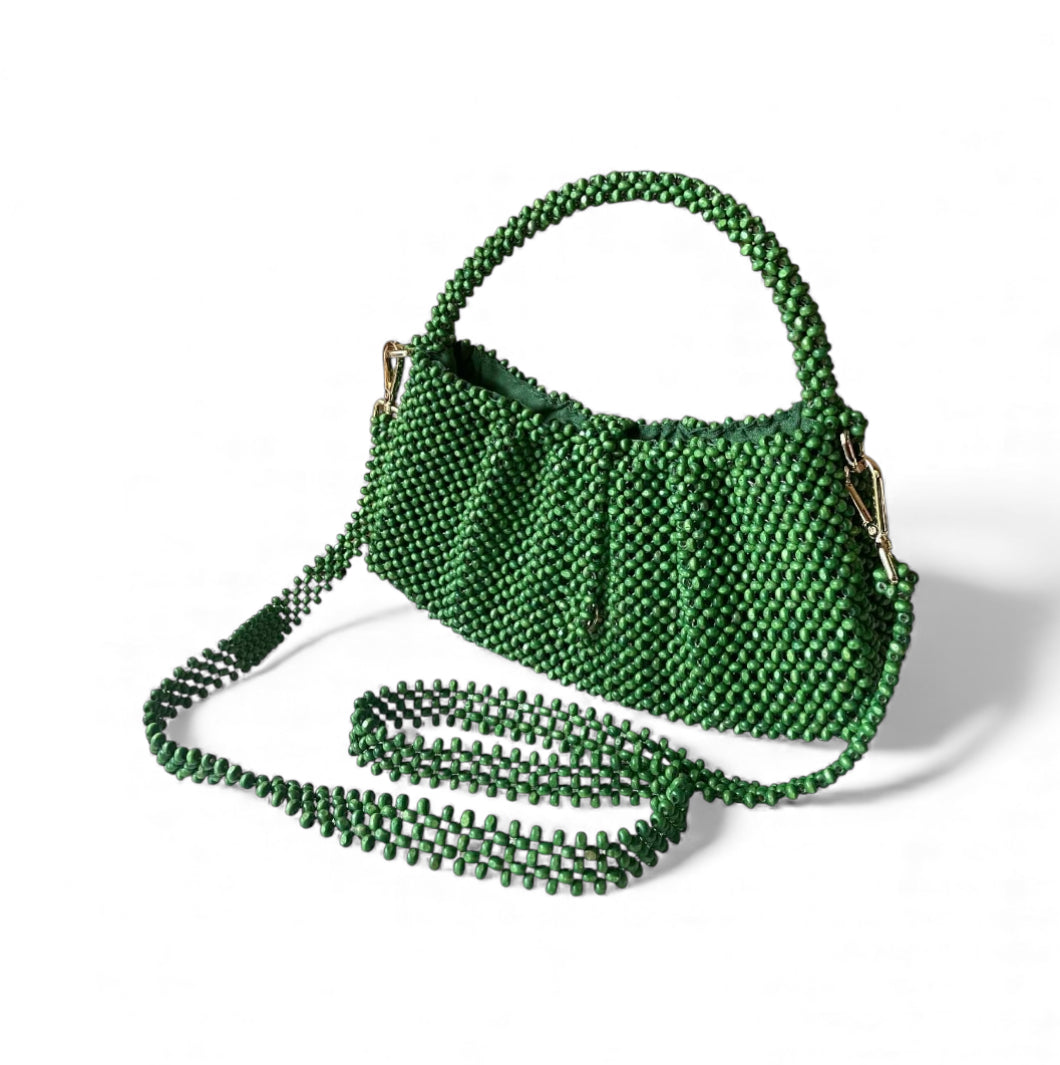 AMARISA Beaded Bag for Everyday | Wooden Beads Collection