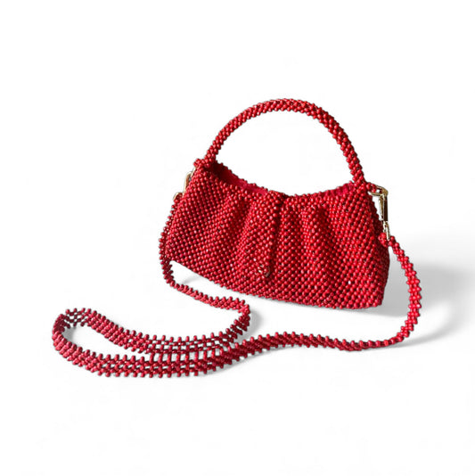 AMARISA Beaded Bag for Everyday | Wooden Beads Collection