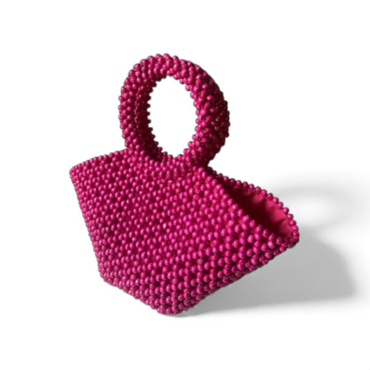 AMPARO Beaded Handbag | Wooden Beads Collection