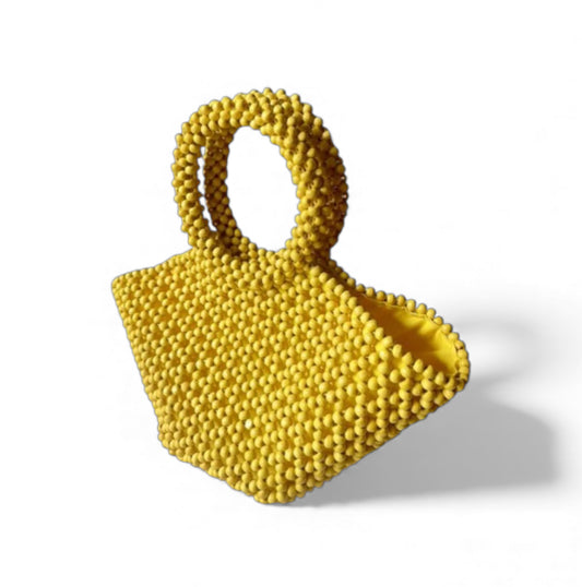 AMPARO Beaded Handbag | Wooden Beads Collection