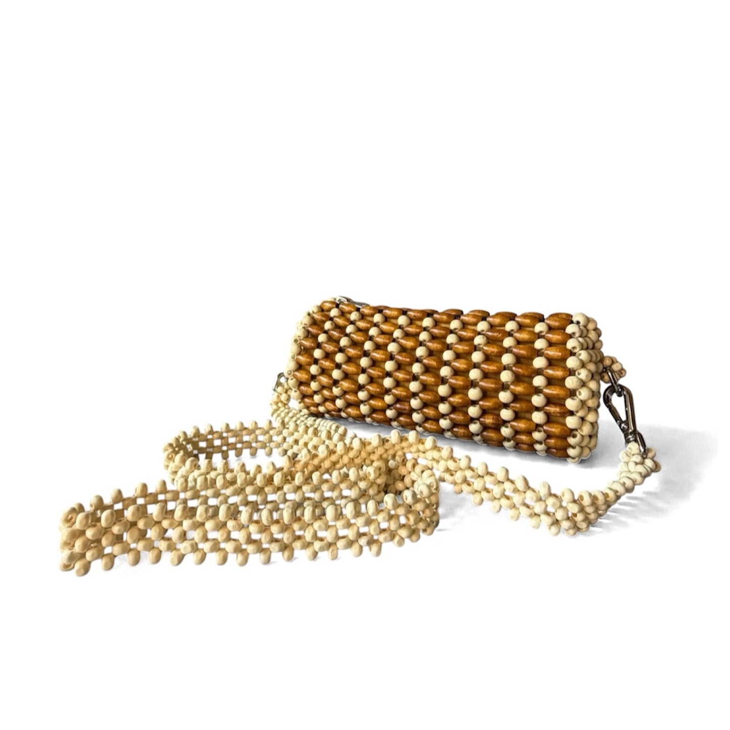 ANYA Barrel Sling Bag | Wooden Beads Collection