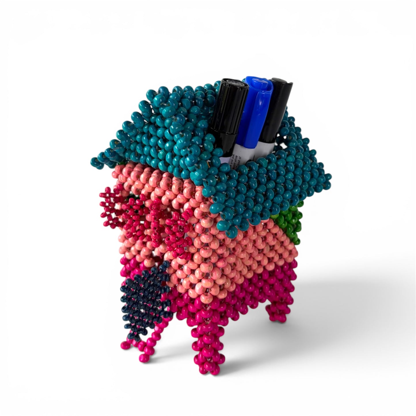 BAHAY KUBO Pen Holder / Desk Organizer | Beads Collectibles
