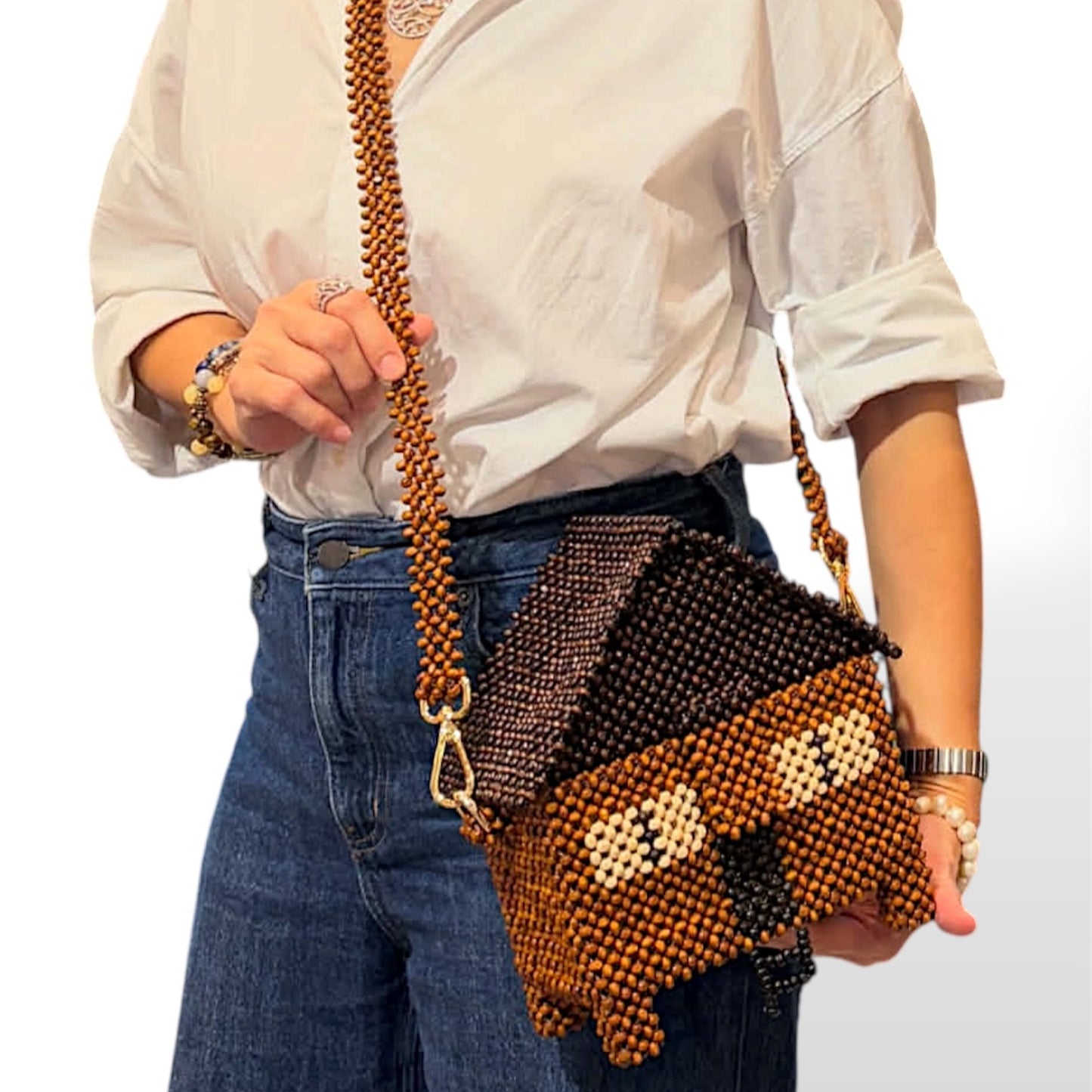 Bahay Kubo Bag | Novelty Beads