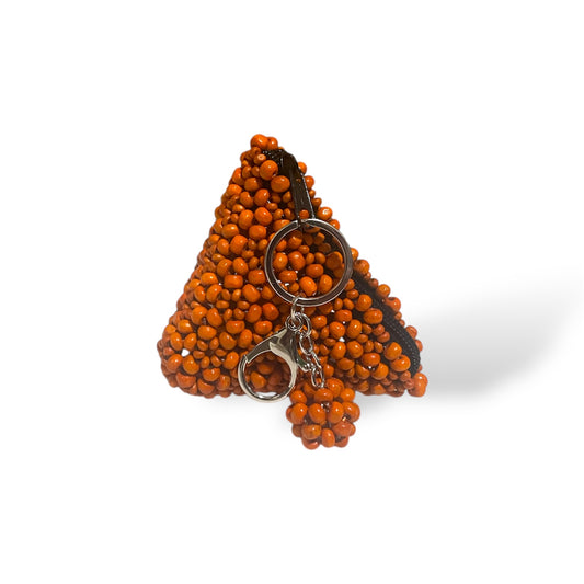 BELLA Beaded Coin Purse | Wooden Beads Accessory