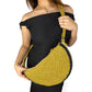 CARINA Dumpling Handbag | Premium Straw