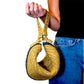 CARINA Dumpling Handbag | Premium Straw