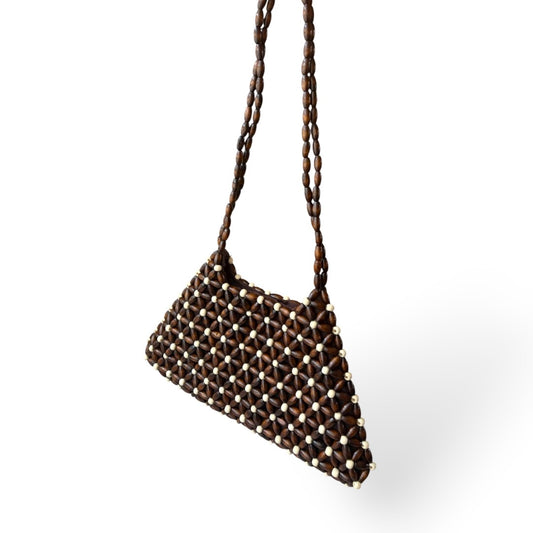 CALLA Beaded Shoulder Bag | Wooden Beads Collection