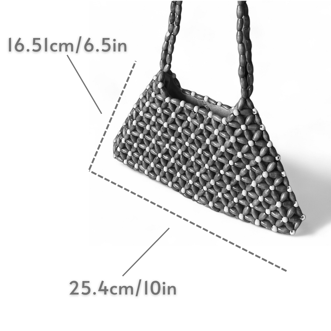 CALLA Beaded Shoulder Bag | Wooden Beads Collection