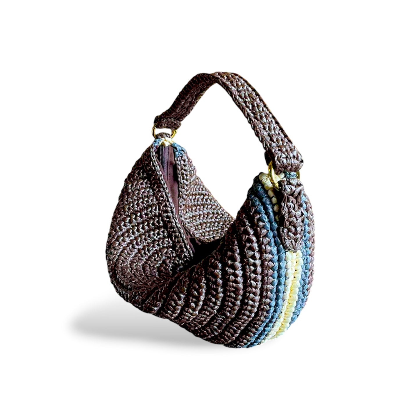 CARINA Dumpling Handbag | Premium Straw