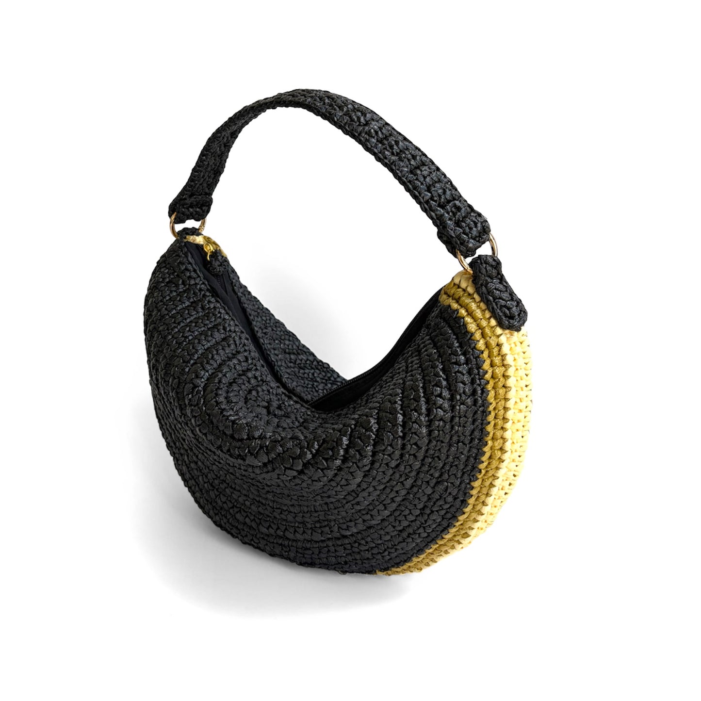 CARINA Dumpling Handbag | Premium Straw