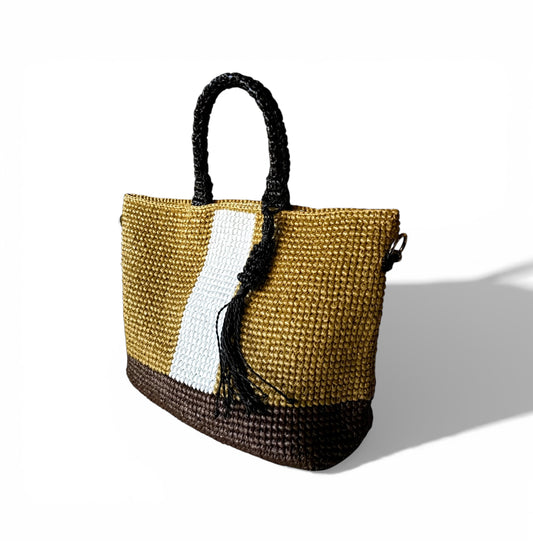 VIAJERA Lightweight Travel Bag | Premium Straw Bag