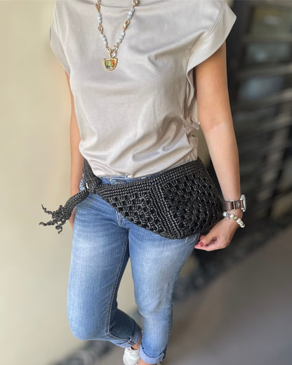 ELISSA Five-Way Multifunctional Bag | Premium Straw Bag