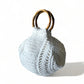 EVITA Crocheted Moon Bag with Shoulder Strap | Premium Straw Bag