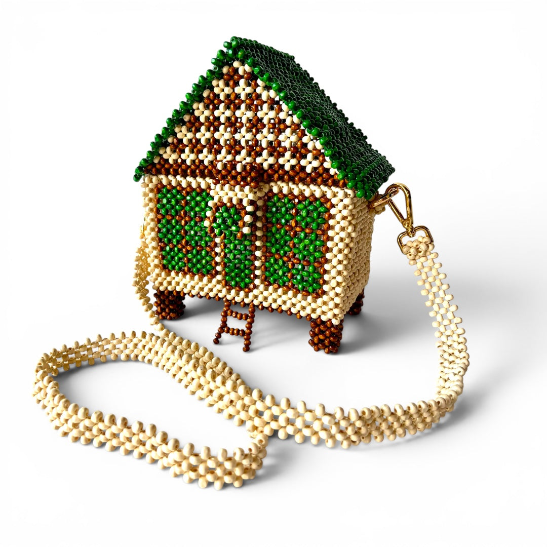 Bahay Kubo Bag - Novelty Bead Bag