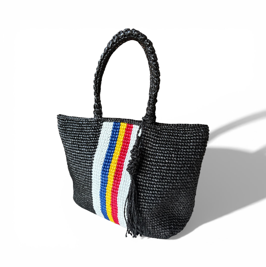 Ivanna, Zip Tote | Premium Straw Bag