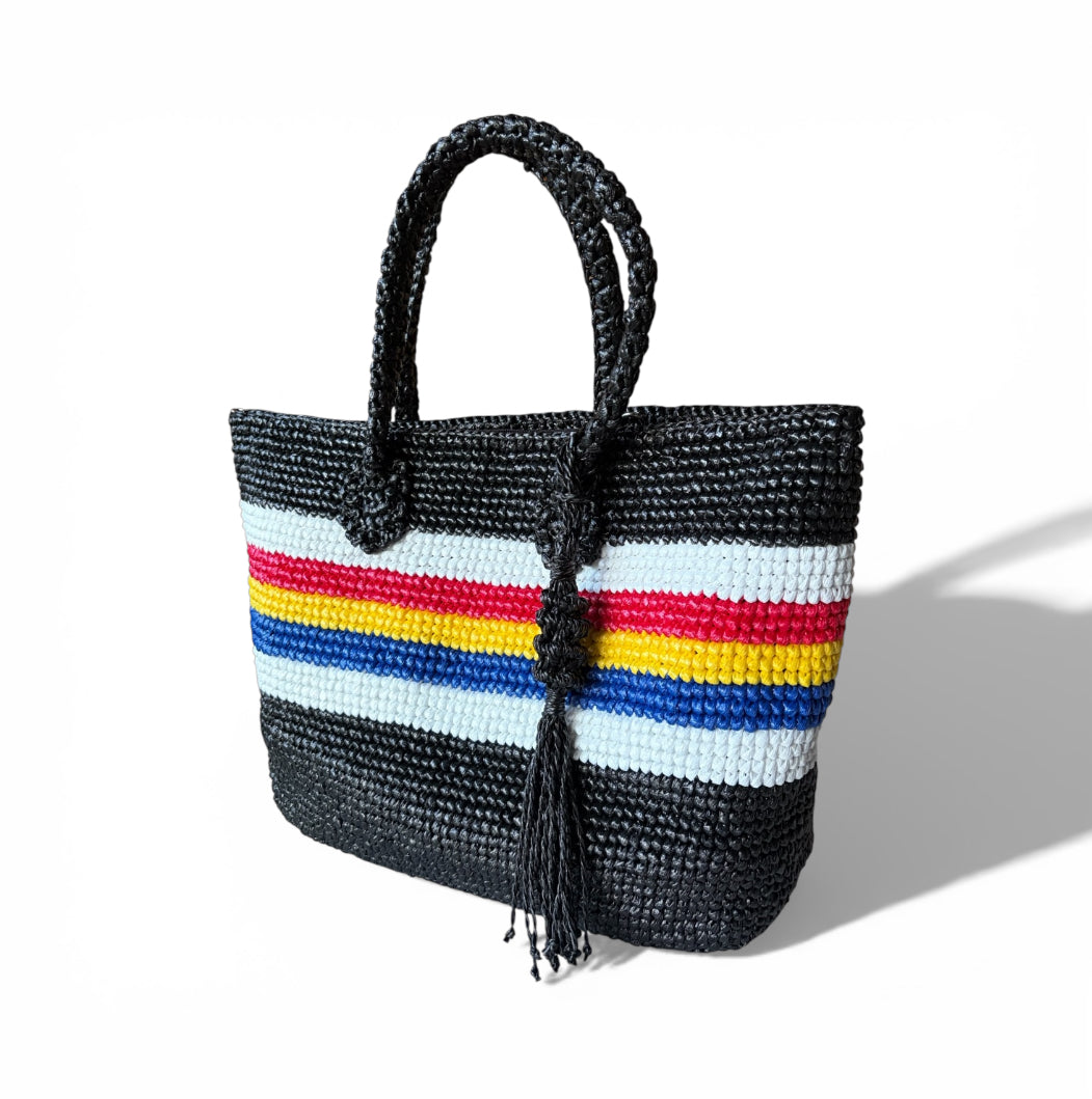 Ivanna, Zip Tote | Premium Straw Bag